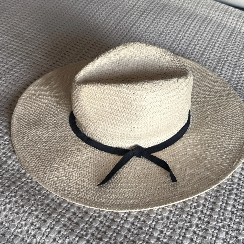 Brixton Ashley Unisex Fedora Woven Seagrass Hat Sun Summer